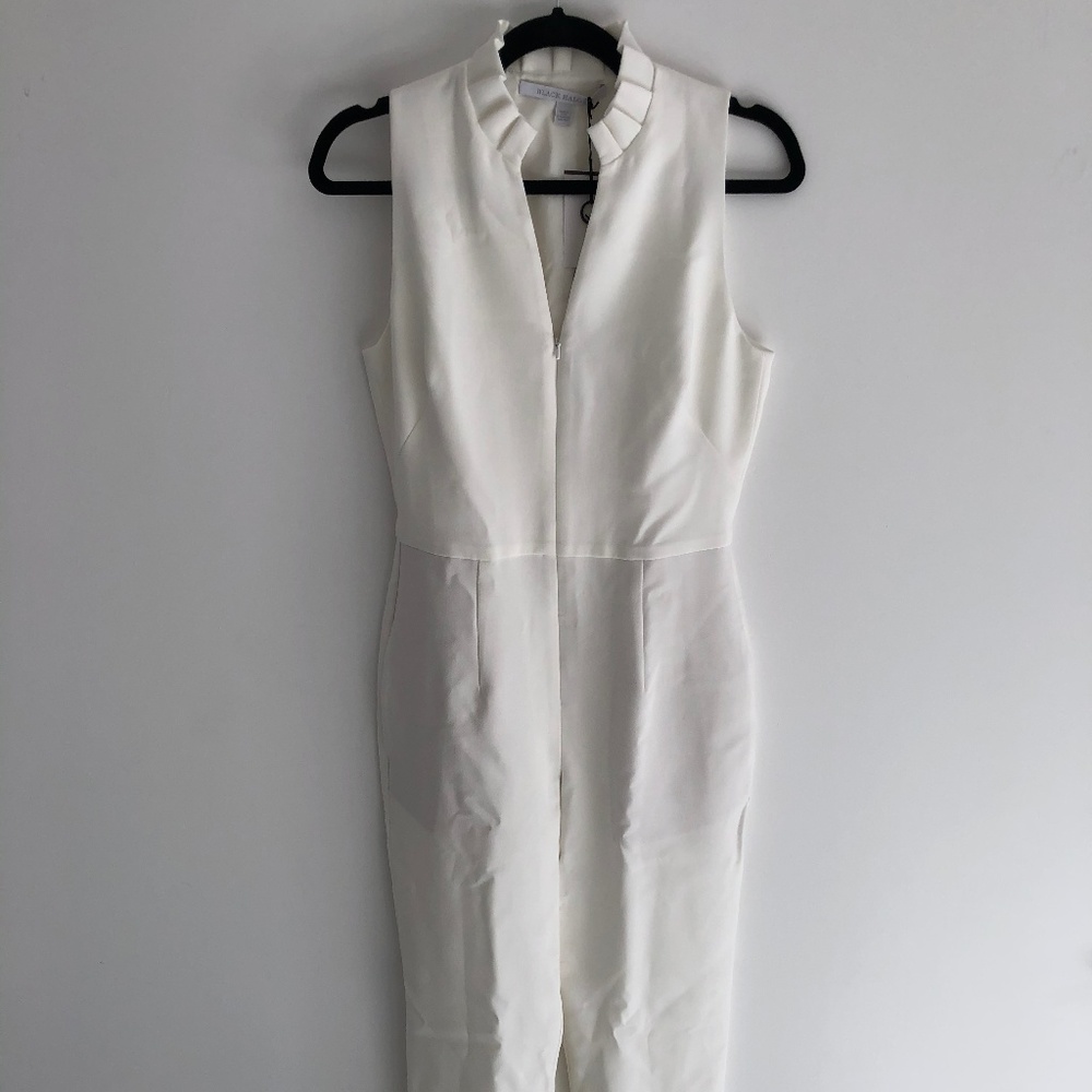 Black Halo Antoinette Jumpsuit - Porcelain